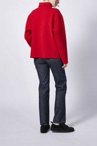 HEAVY MILANO RIB KNIT ZIP TURTLE – ATELIERMO