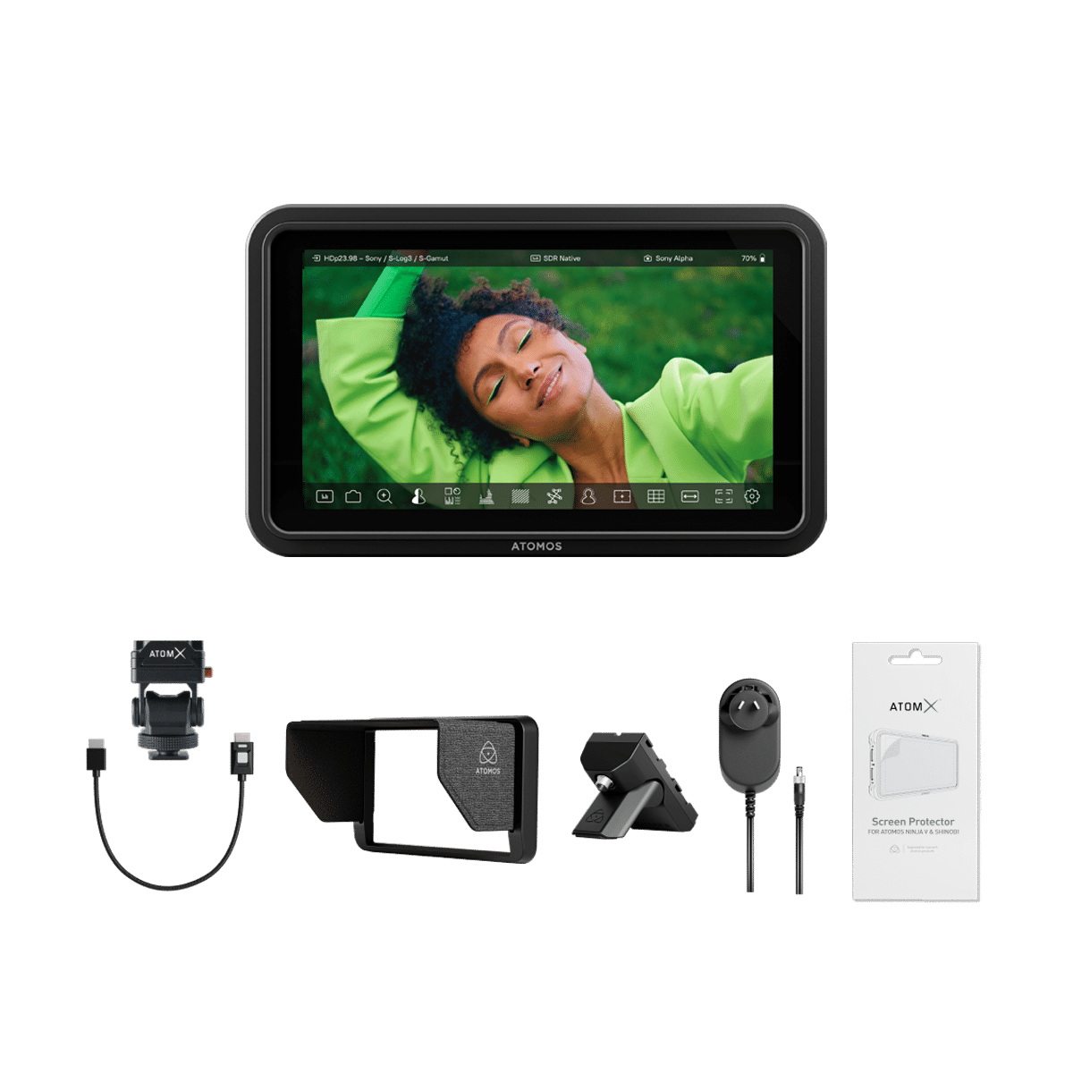 Shinobi II 5″ Monitor + Creator Accessory Kit | Atomos