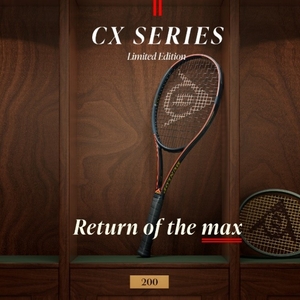 ダンロップテニスラケット「CX」・「LX」シリーズ数量限定デザインを新