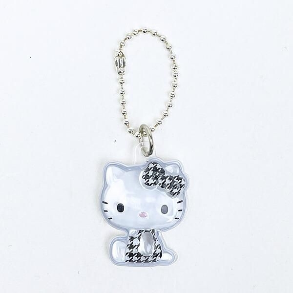 思い切り平成レトロ柄なハローキティのぷっくりったいキーホルダー