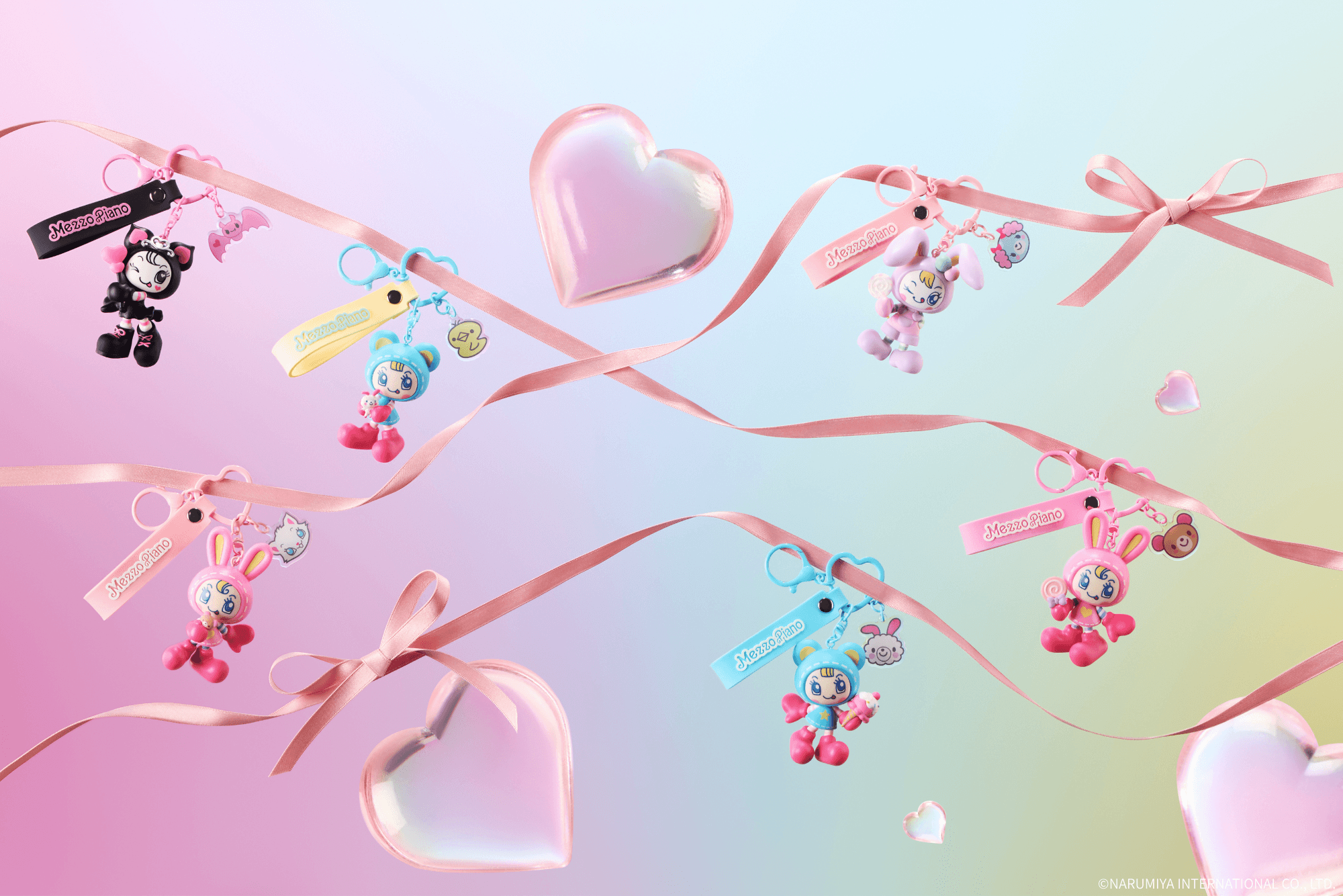 SNSで計10万いいねを獲得した「メゾピアノ シークレットキャラチャーム