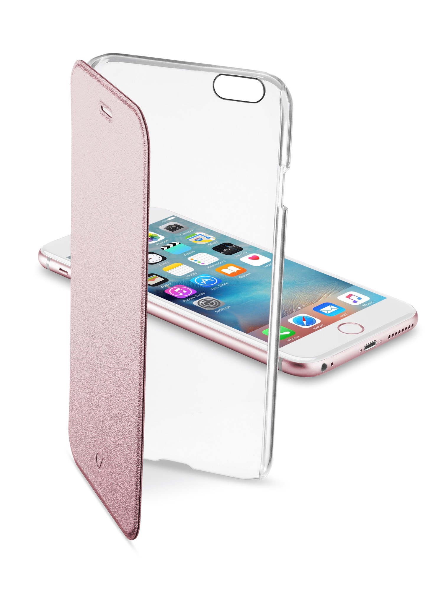 iPhone 6本体色が楽しめる手帳型iPhone 6sケース 「CLEARBOOK for