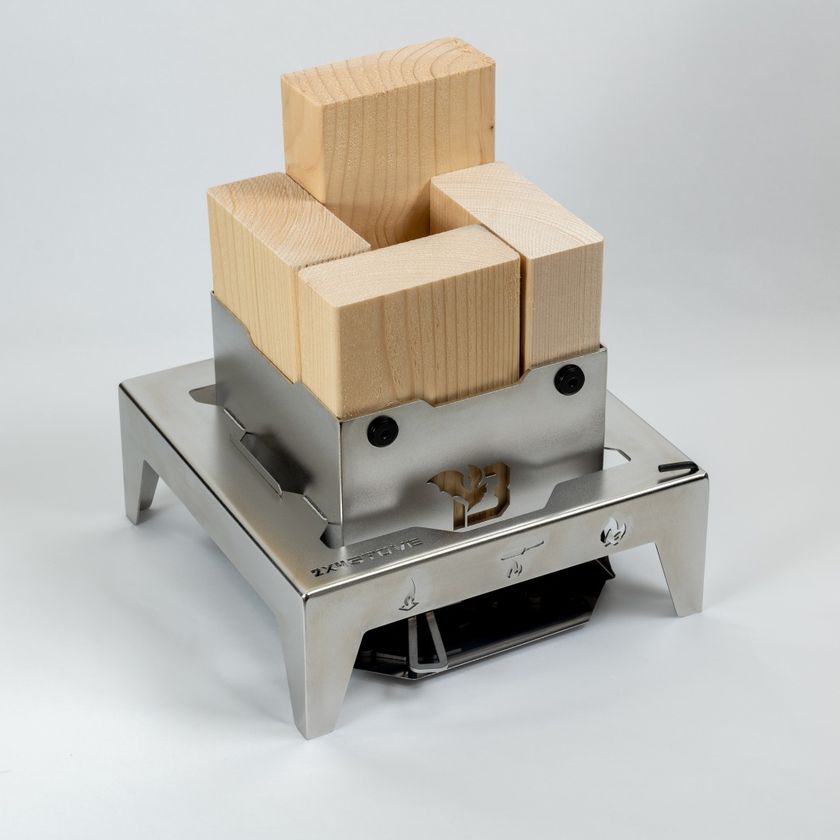 誰もが安全で気軽に“焚火”を楽しめる、 新発想の「吹火台(ふきびだい