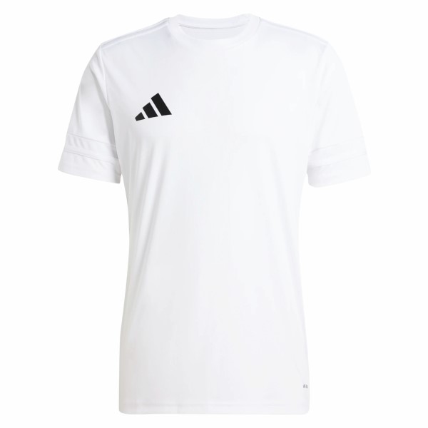 adidas Squadra 25 Jersey - White/Black JG5834 - AuthenticSoccer.com
