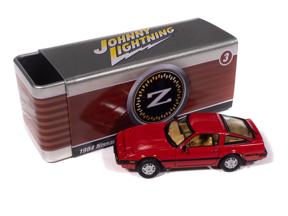 Johnny Lightning 1984 Nissan 300zx (Regatta Red) with Collector