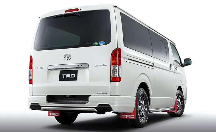 ハイエース(標準ボディ)用リアハーフ TRDエアロ｜HIACE Onlineショップ