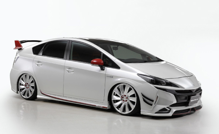 プリウス30系用エアロ3点セット WALD(ヴァルド)(SPORTS LINE WALD