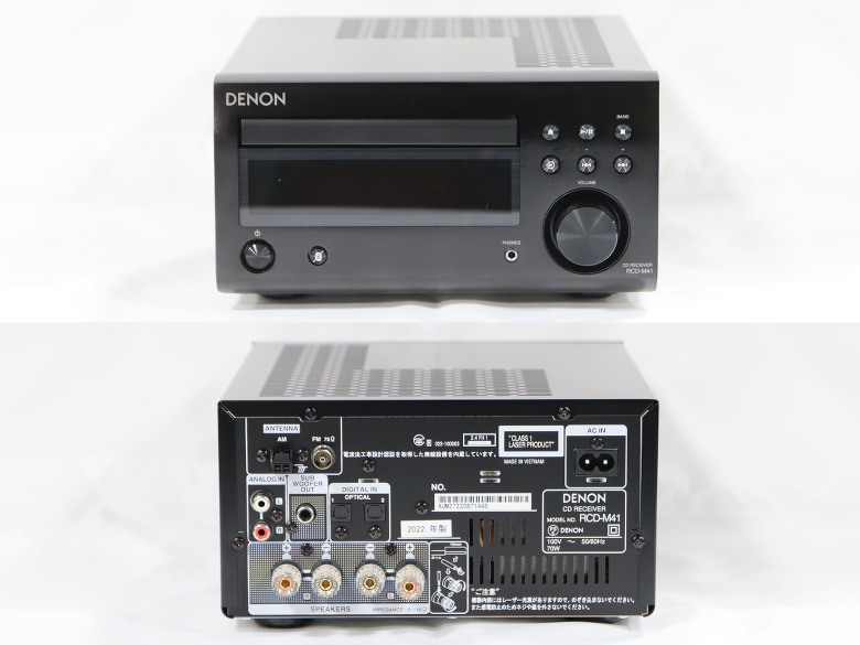 DENON : RCD-M41 ﾌﾞﾗｯｸ - 中古 | オーディオユニオン