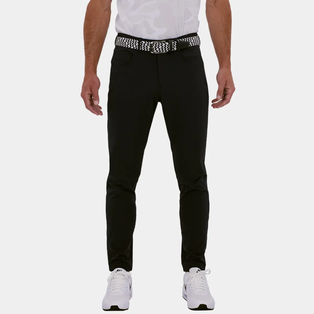Avalon Tour Golf Pants: Black | Tailored, Men's Slim-Fit Golf Pants
