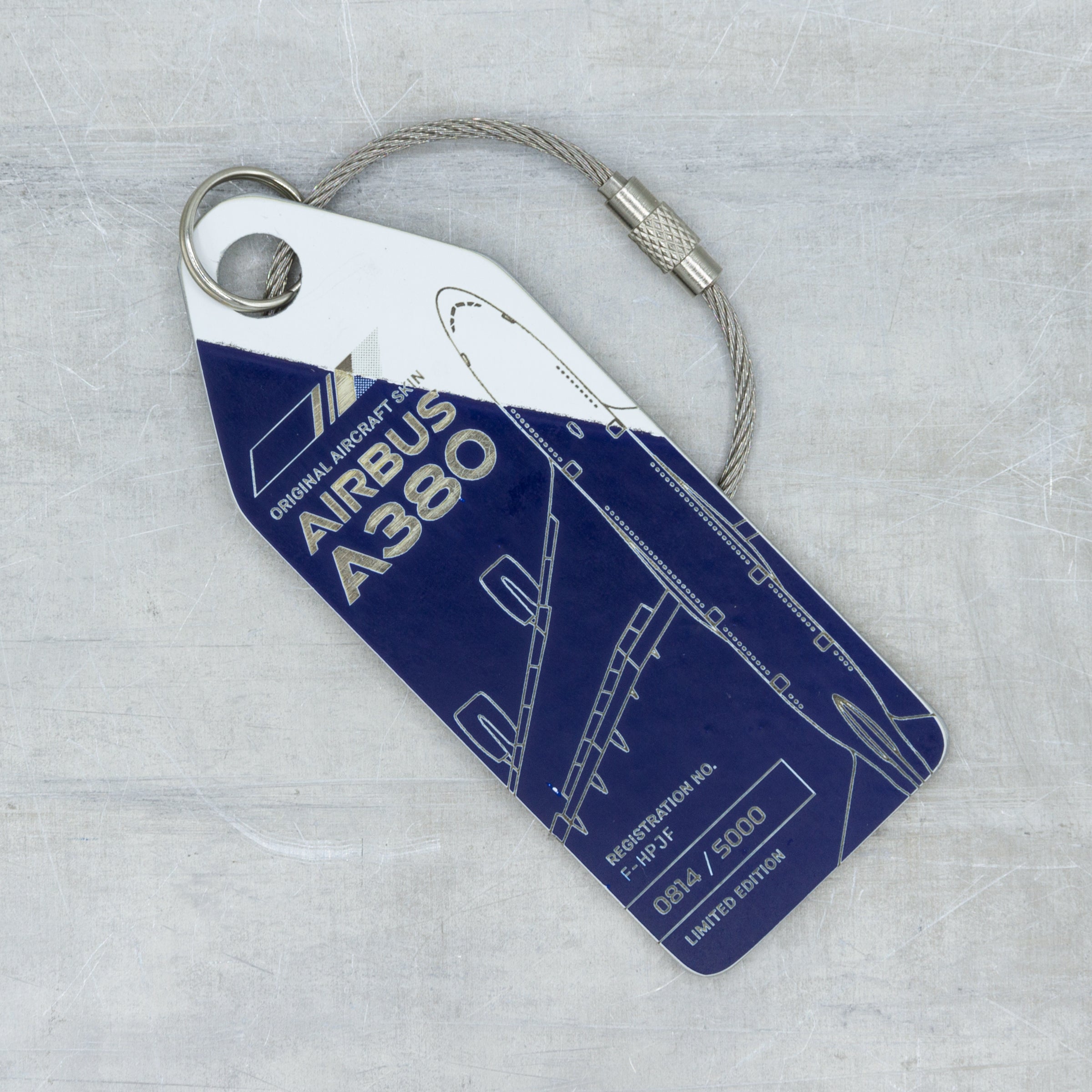 Aviationtag Airbus A380 Collection - Original Aircraft Material