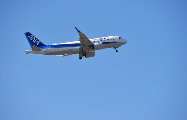 ANAのA320neo、国際線に初就航 成田から上海へ