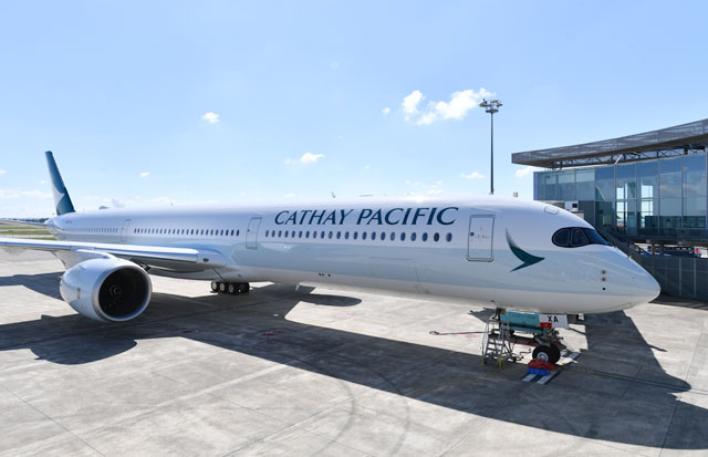 キャセイパシフィック航空、A350-1000初受領 7月から香港－台北線