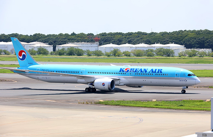 大韓航空、787-10就航 成田へ初便、最大の787