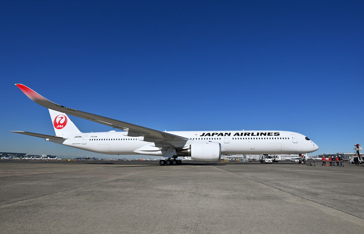 JAL、A350-1000 2号機1/26に就航前倒し デイリー化は2月から