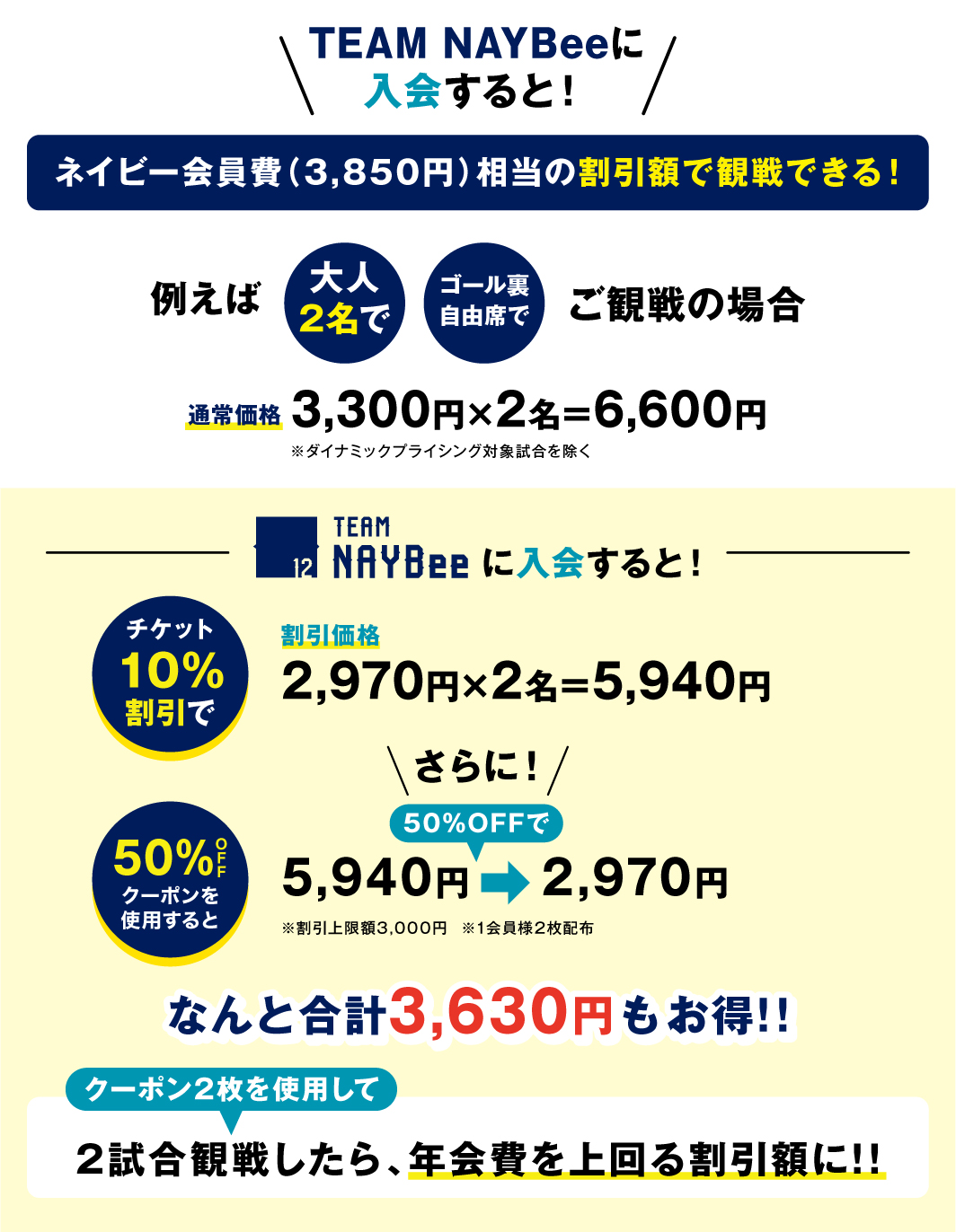 TEAM NAYBee】アビスパ福岡ファンクラブ・シーズンシート個人パス