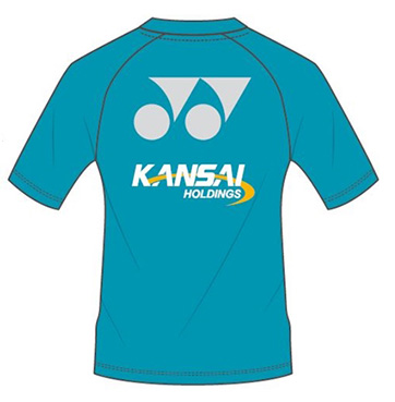 YONEX社製トップチームトレーニングウェア（半袖） および選手