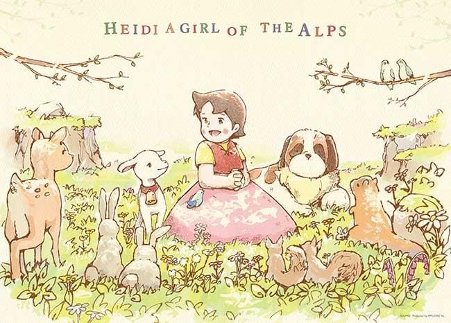 キャラクター | アルプスの少女ハイジ | 光るジグソーパズルのアップル