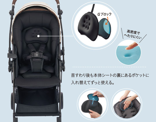 【美品】Aprica アップリカ　ラクーナ ビッテクッション⭐︎ ラクーナ ビッテ クッション 限定モデル＜2021年＞(アカチャンホンポ