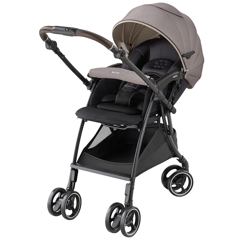 軽量オート4輪両対面A形ベビーカー「ラクーナ クッション フリー