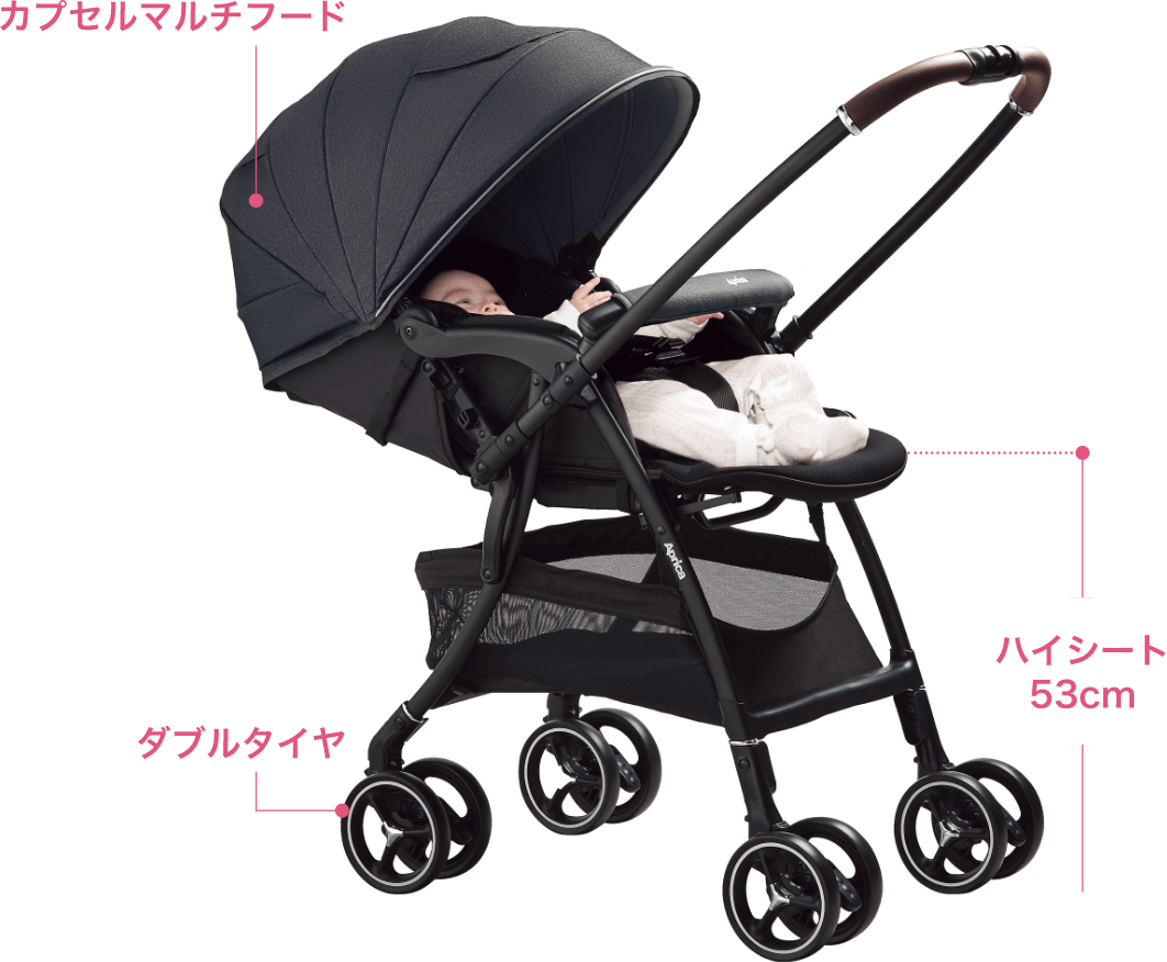 ラクーナ クッション AE | ベビーカー・チャイルドシートのアップリカ