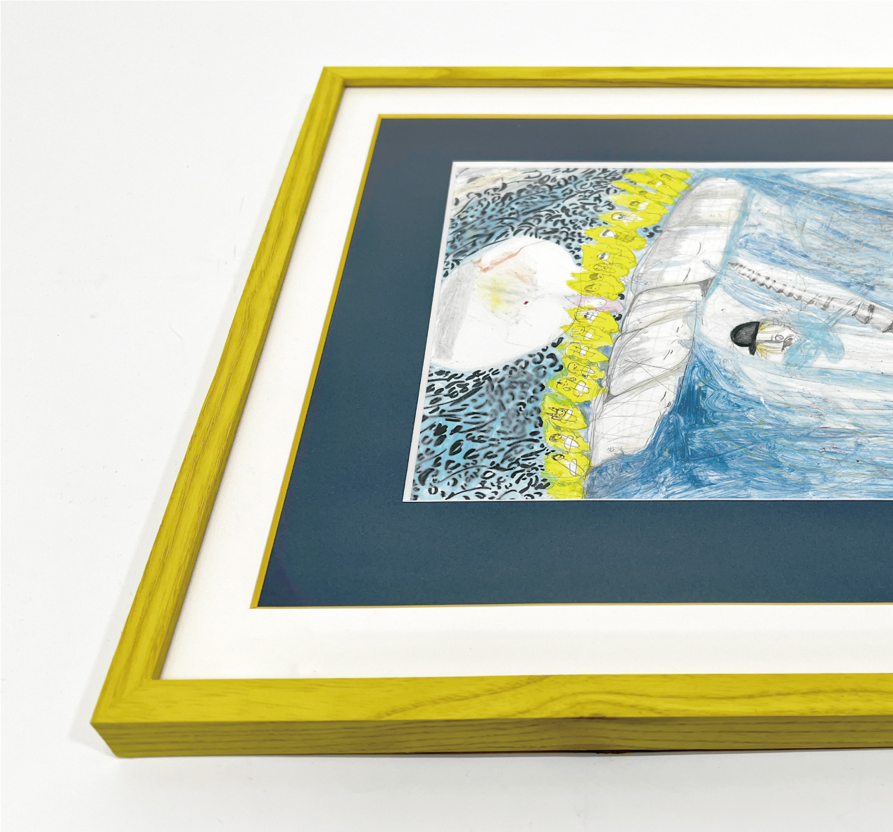 額装個別ページ-ダブルマット額装 | マルニ額縁画材店