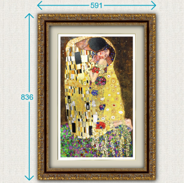 クリムト】 絵画額装品 接吻/TheKiss | マルニ額縁画材店