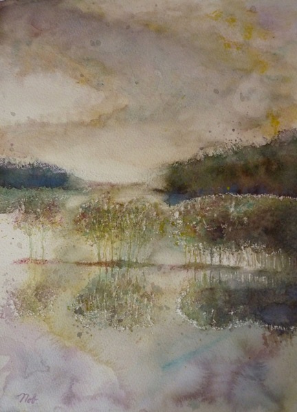 朝の湖畔」 by Nob.｜Artmeter｜暮らしを彩るアートが、きっと見つかる