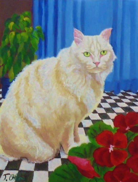 ピアノの階段を上る猫」 by Tアート｜Artmeter｜暮らしを彩るアートが