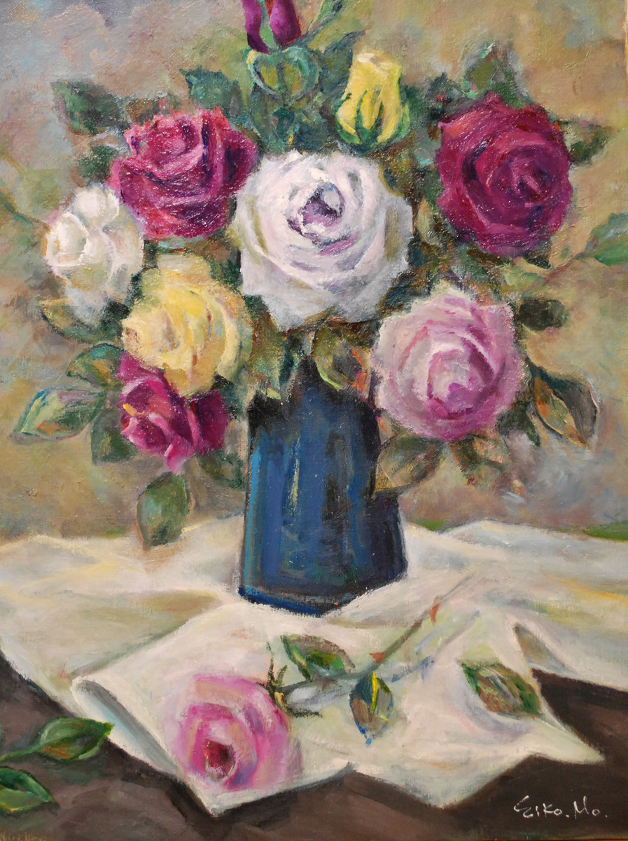 薔薇」 by 森本瑛子｜Artmeter｜暮らしを彩るアートが、きっと見つかる