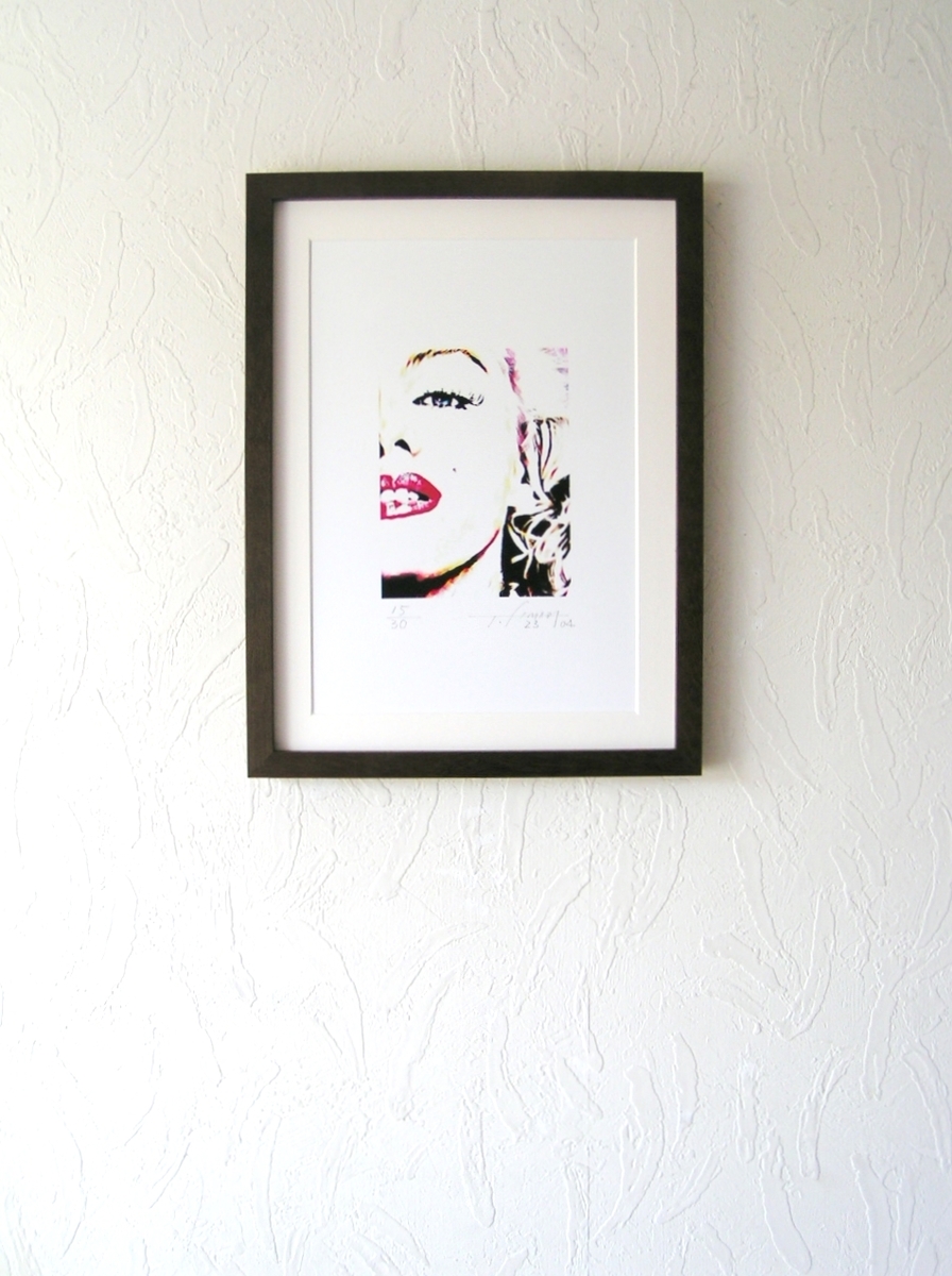 マリリン モンロー / デジタル絵画 23/04 a (15/30)」 by 島田 豊実