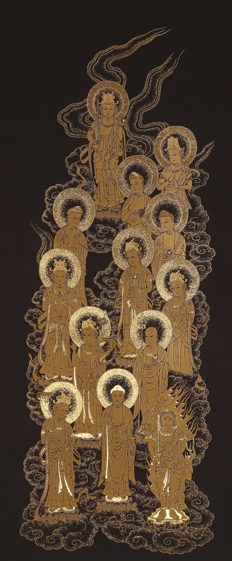 ♥木版画 今上天皇御袍御更進 太秦広隆寺 掛軸 掛け軸 骨董品 ♥木版画