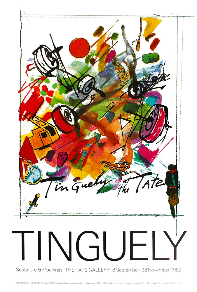 ジャン・ティンゲリー ポスター 無題 A1200|アート＆フレーム|絵と額縁