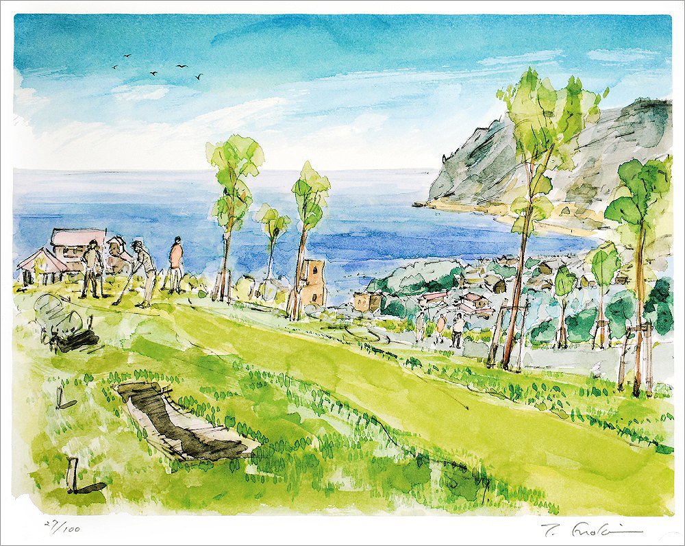 榎木孝明 絵画 (版画/ジクレー) 家族の楽しみ 3349|アート＆フレーム