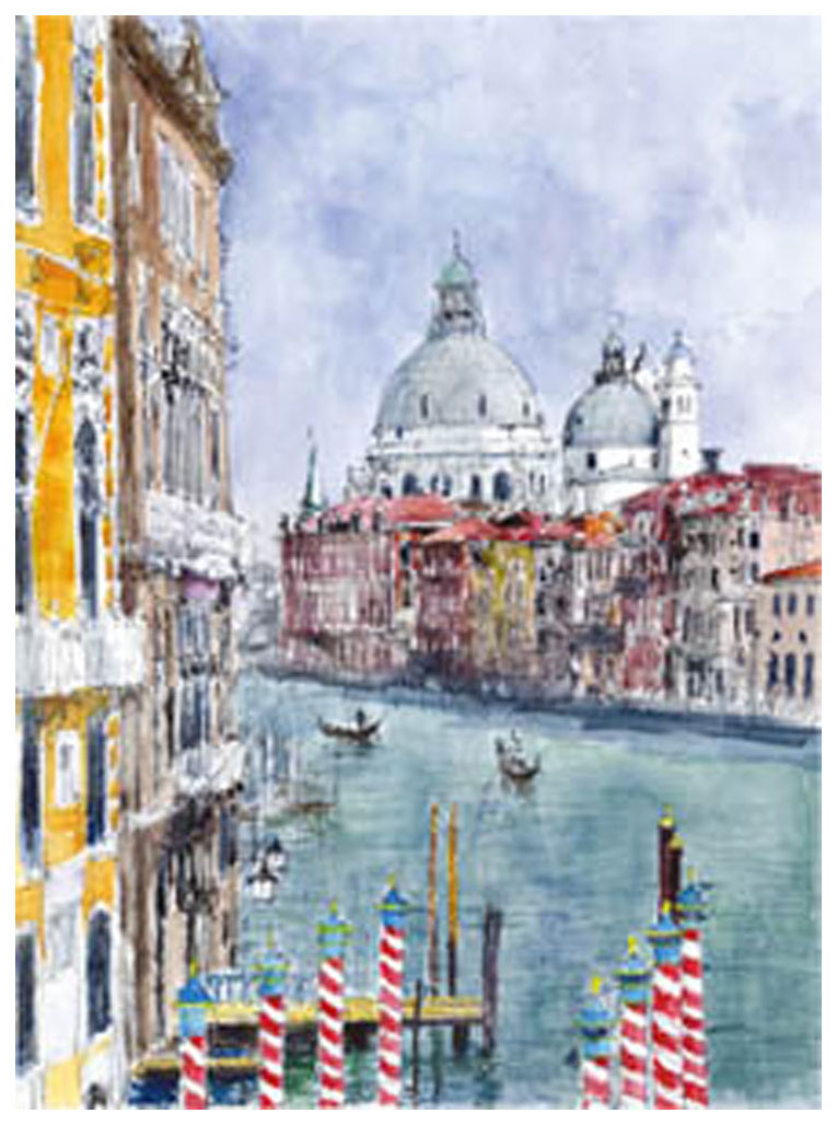 小田切訓 絵画 (版画/ジクレー) 大運河 5739|アート＆フレーム|絵と