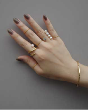 eden] K10 white opal ring｜ARTIDA OUD（アルティーダ ウード）