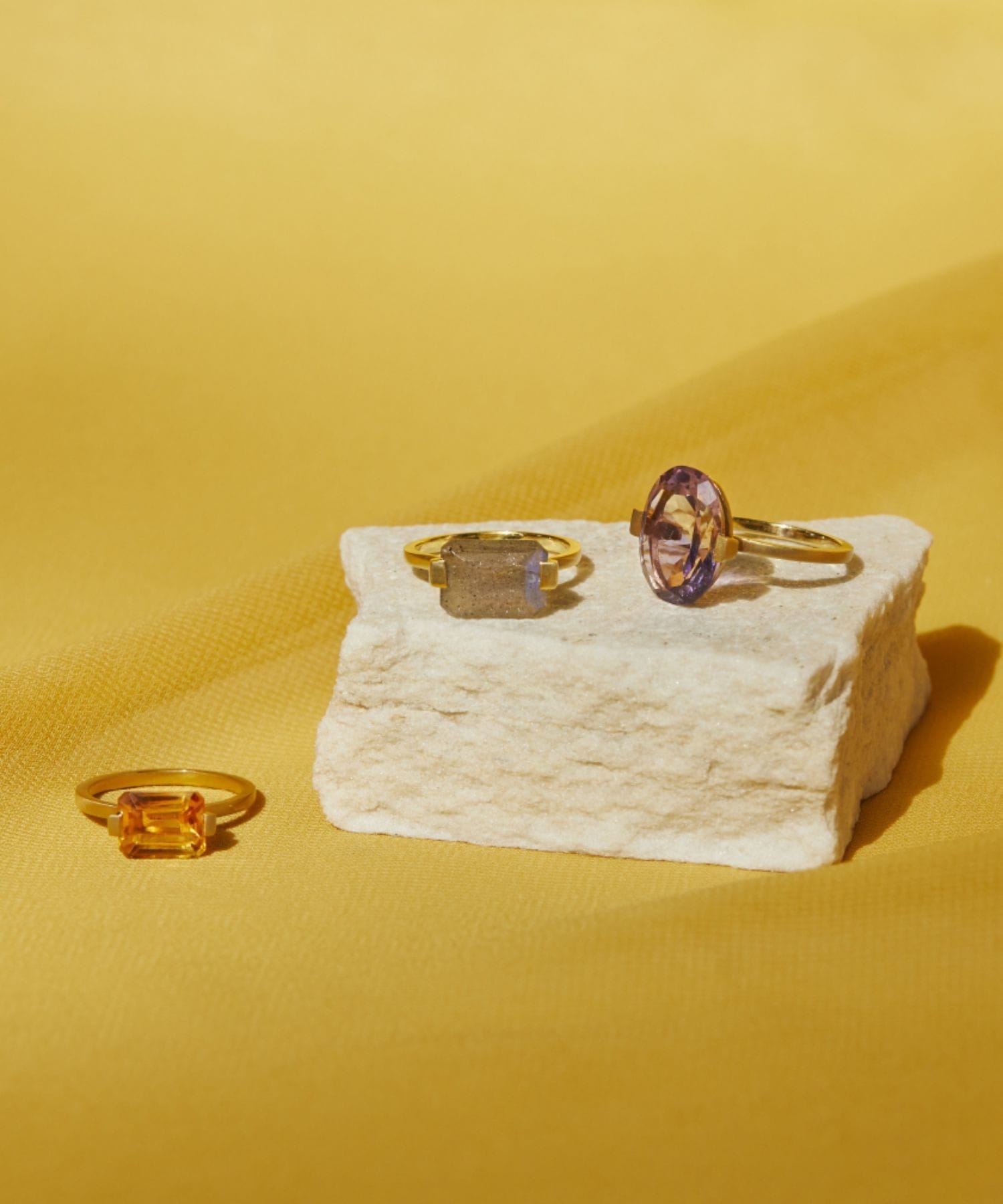 ancient] rectangle labradolite ring｜ARTIDA OUD（アルティーダ ウード）