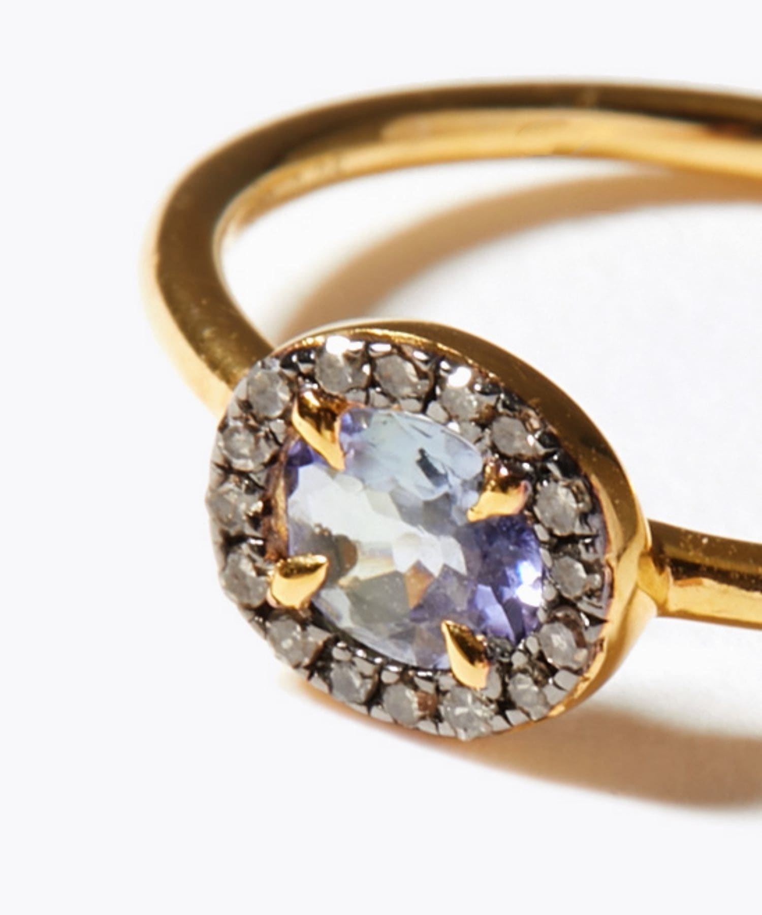 elafonisi] tanzanite(green) pave diamond ring｜ARTIDA OUD（アル