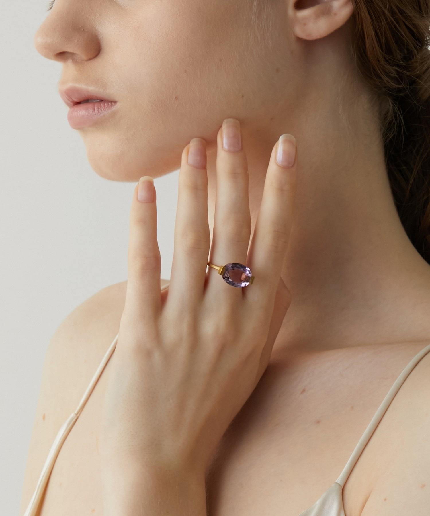ancient] oval ametrine ring｜ARTIDA OUD（アルティーダ ウード）