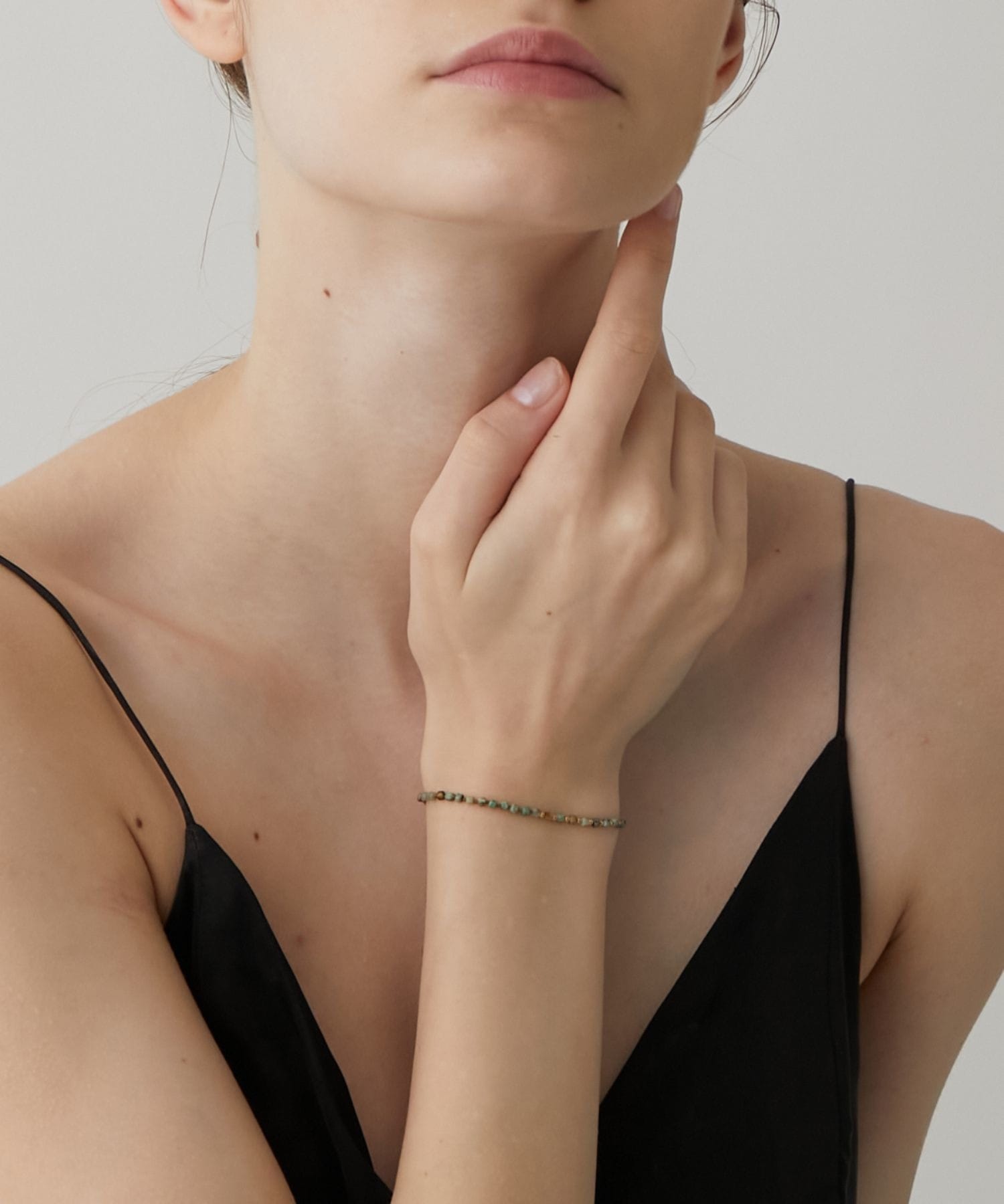 I am donation] turquoise knot bracelet｜ARTIDA OUD（アルティーダ