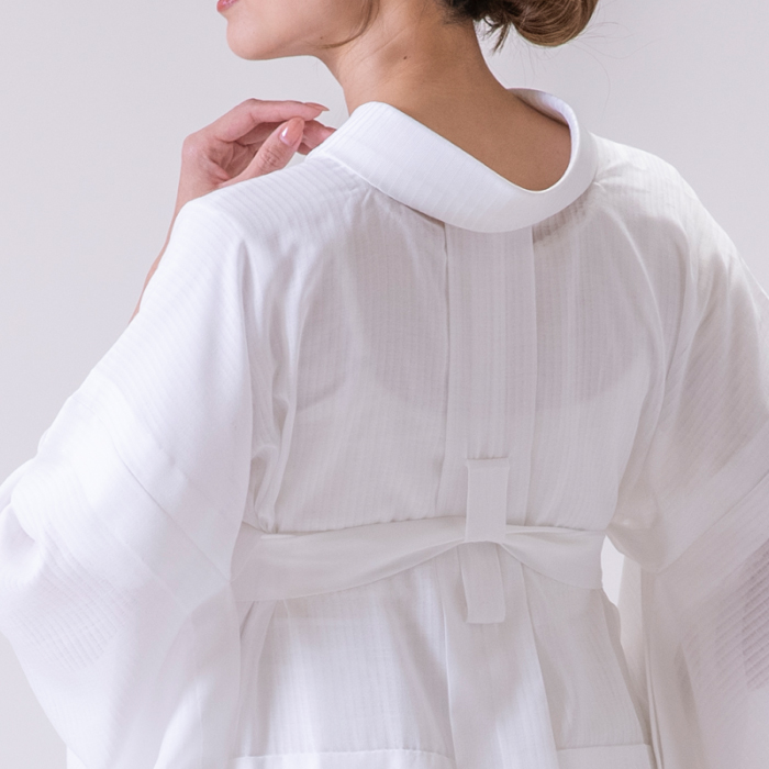 さんび夢ぎぬ 爽竹長襦袢 【縦絽】 仕立て上がり長襦袢 全5サイズ