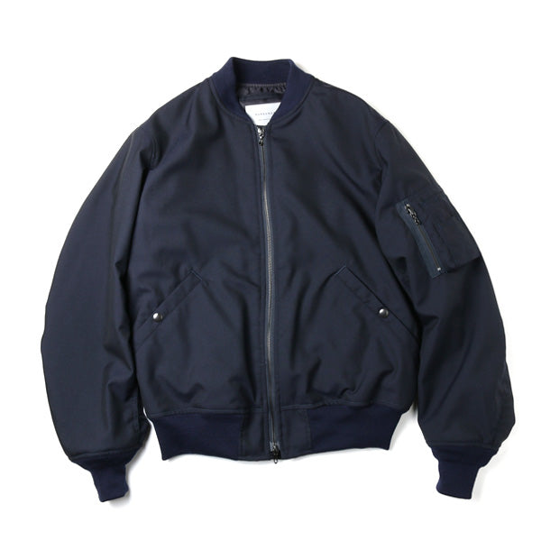 MARKAWARE FLIGHT JACKET ORGANIC WOOL TROPICAL A17A-09BL01C 「Area」