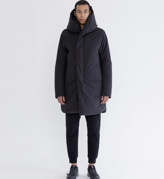 Pe/Nyピーチスキン フーデッドダウンコート - ATTACHMENT 「Area」