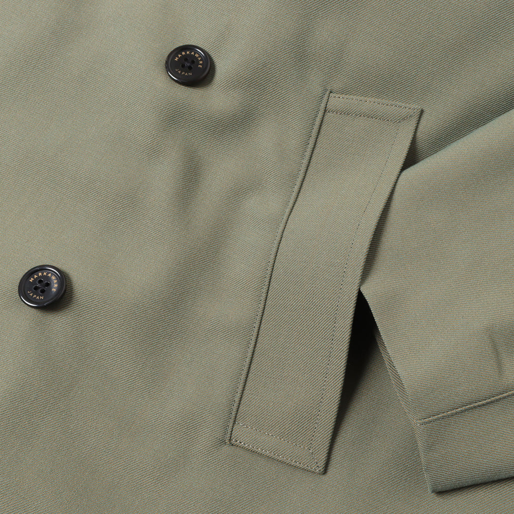 MARKAWARE(マーカウェア) - TRENCH COAT ORGANIC WOOL SURVIVAL CLOTH