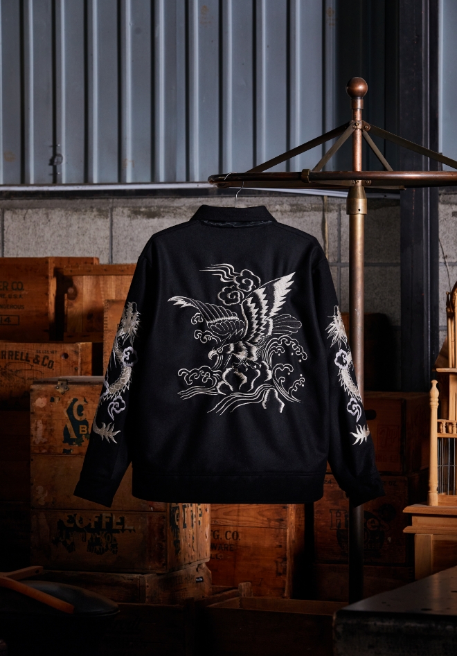 GOLD｜【ONLY ARK】別注 WOOL MELTON SOUVENIR JACKET 