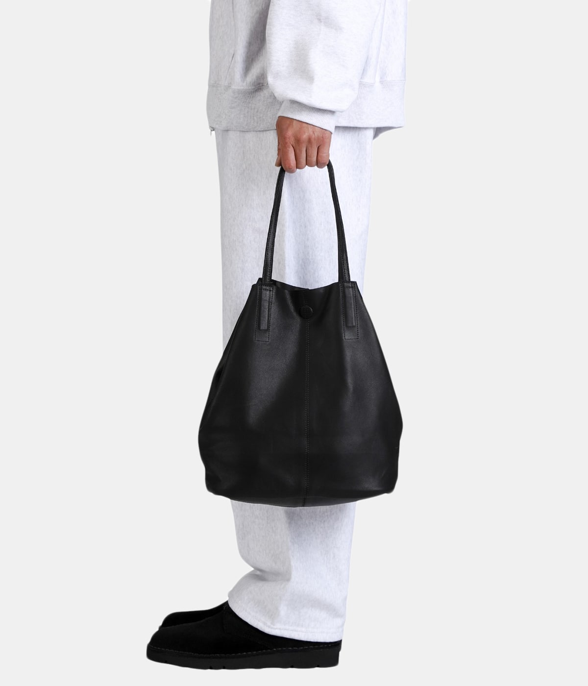 3WAY MIDIUM TOTE（SHORT）- BLACK - | Morphee(モルフェ) / バッグ