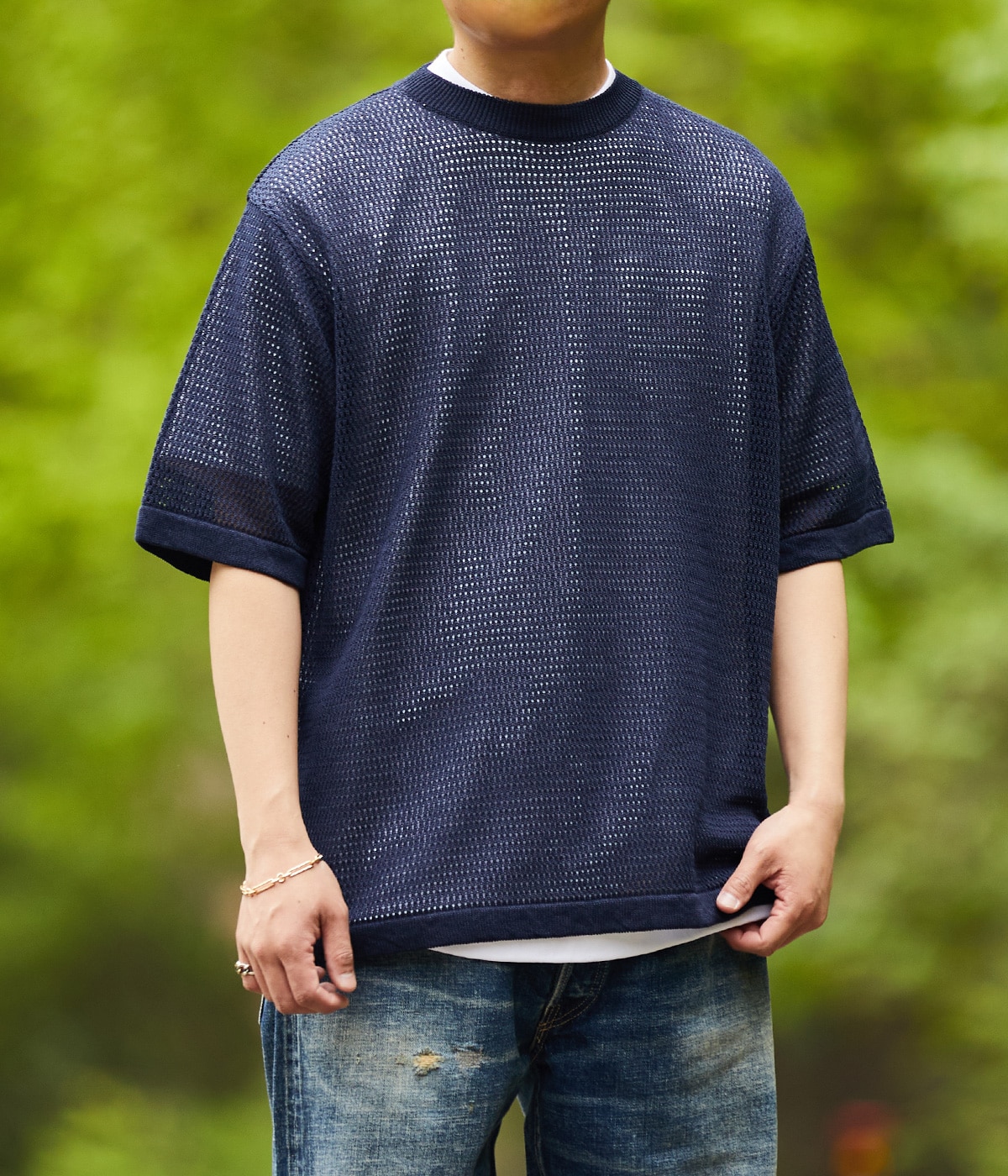 別注 SUMMER KNIT CREW NECK SHORT SLEEVE | BATONER(バトナー