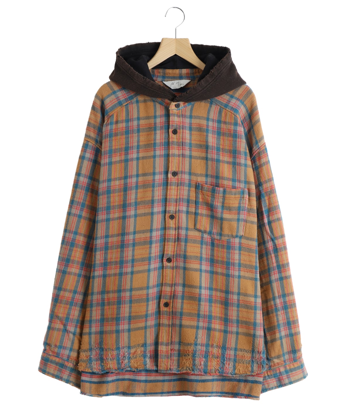 NEL CHECK HOODIE SHIRT | ANCELLM(アンセルム) / トップス 長袖シャツ