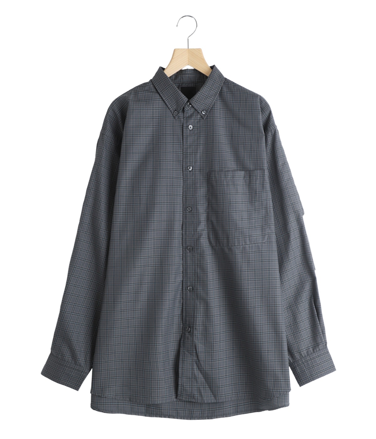TECH BUTTON DOWN SHIRT L/S GREN PLAID | DAIWA PIER39(ダイワ ピア