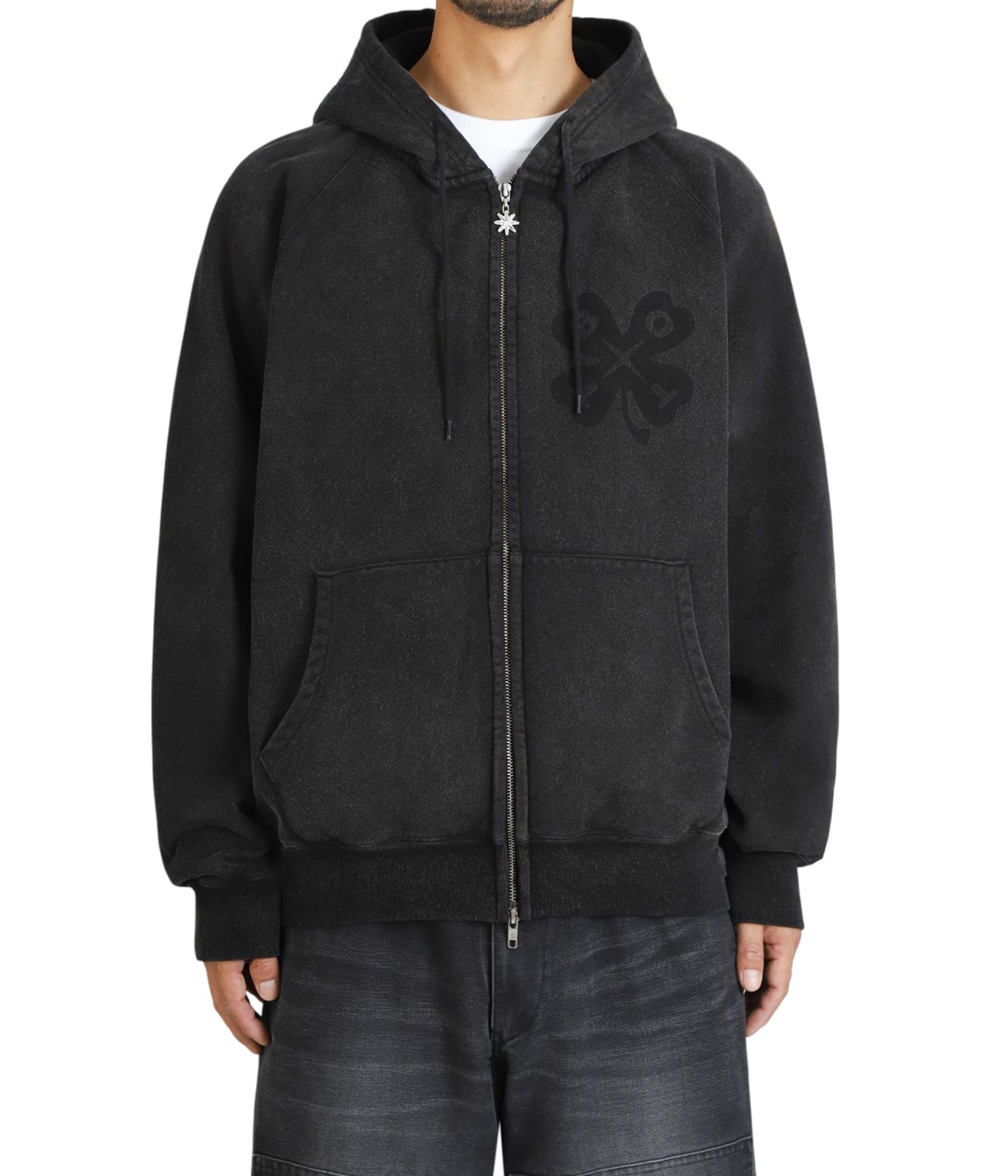 Washed Luckey Logo Zip Hoodie | BOTT(ボット) / トップス パーカー