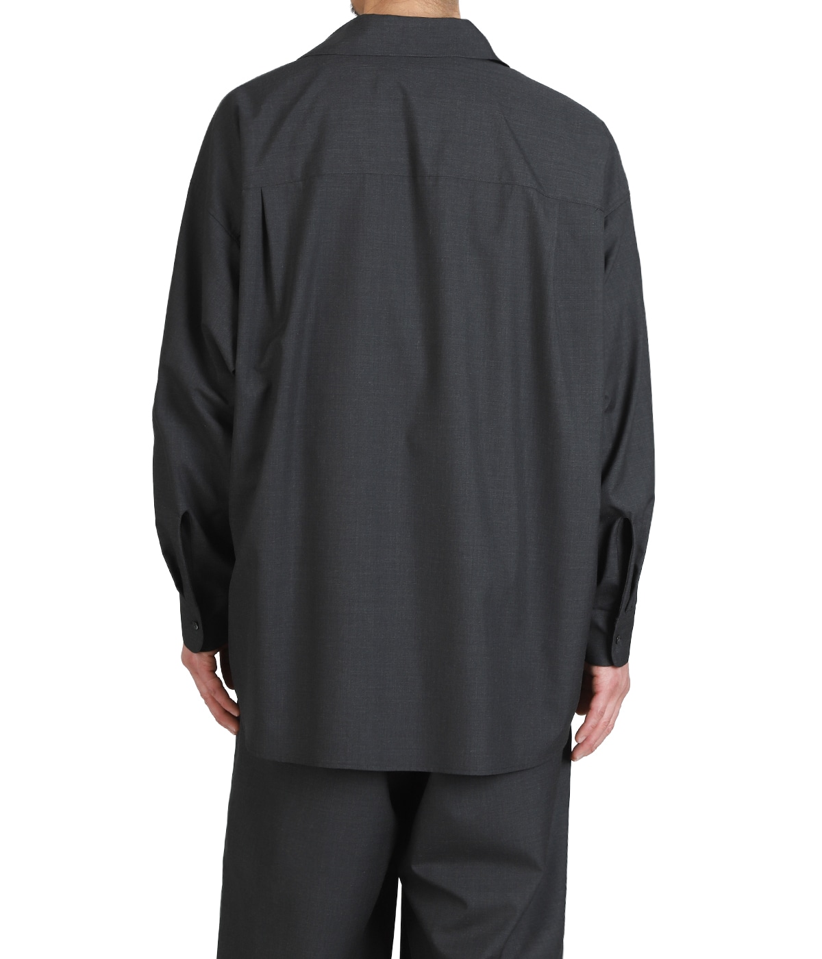 Fine Wool Heather L/S Skipper Shirt | Graphpaper(グラフペーパー